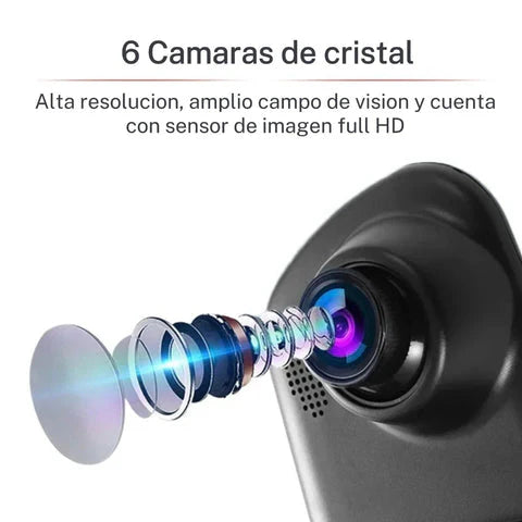 🔥 ESPEJO RETROVISOR CON CÁMARA FULL HD + CÁMARA TRASERA - SEGURIDAD Y CONFIANZA EN TU VEHÍCULO 🔥